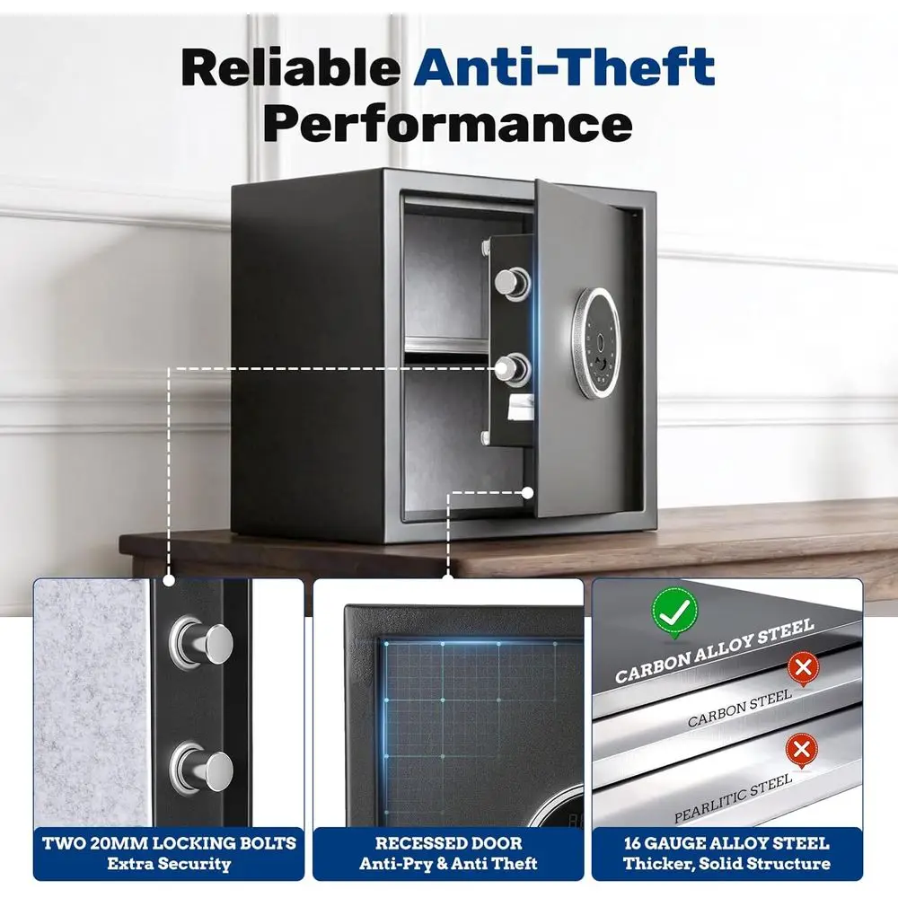 Cofre Biométrico com Abertura  - Home Security Officer avaliação e preço