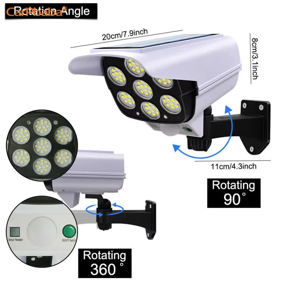 Luz solar ao ar livre sensor d - Solar Security Light avaliação e preço